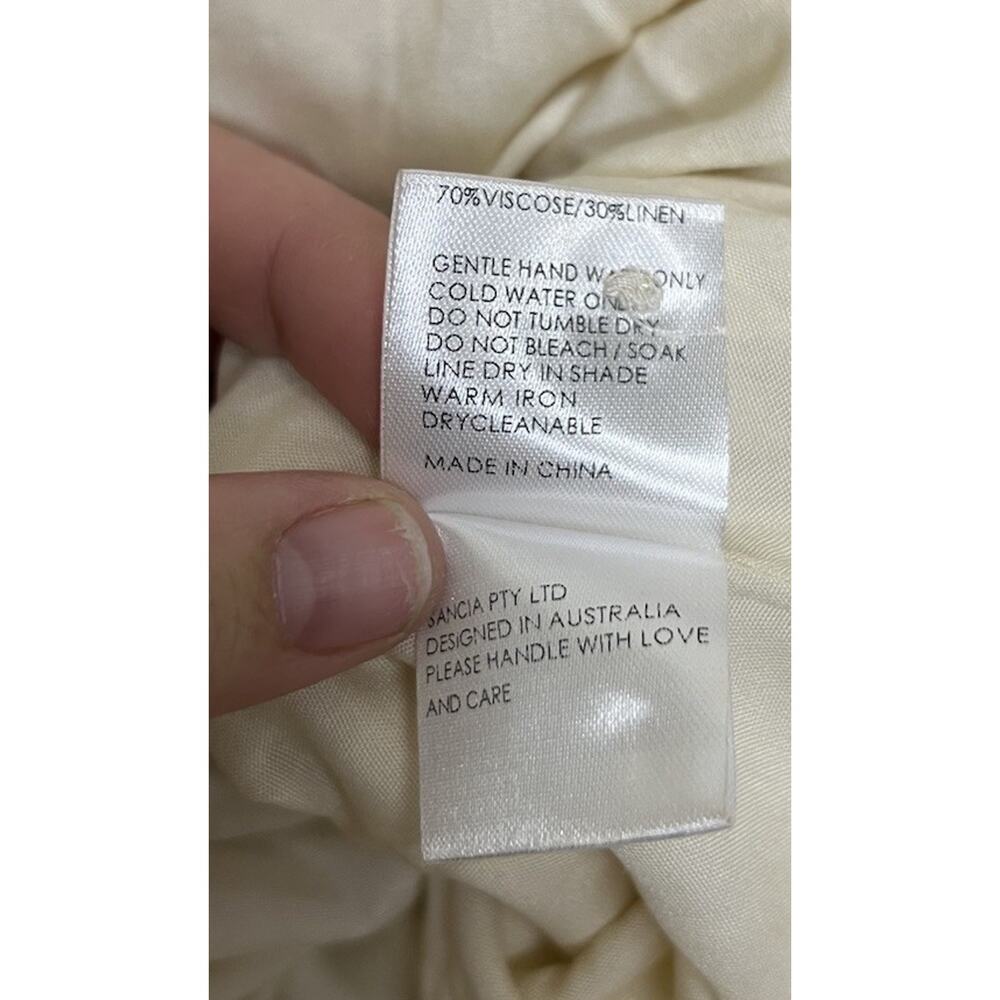 Sancia The Mayson Dress in Cream Medium Mini - Picture 10 of 11